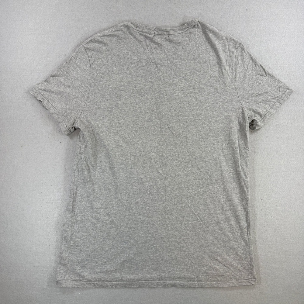 Polo Ralph Lauren T-Shirt Men XL Gray Denim Bear Graphic Tee Short Sleeve Preppy - Picture 3 of 9